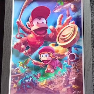 Donkey Kong Country 2 - 3D Frame