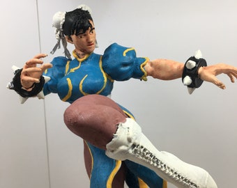 Chun Li Street Fighter - 3D Print/Print