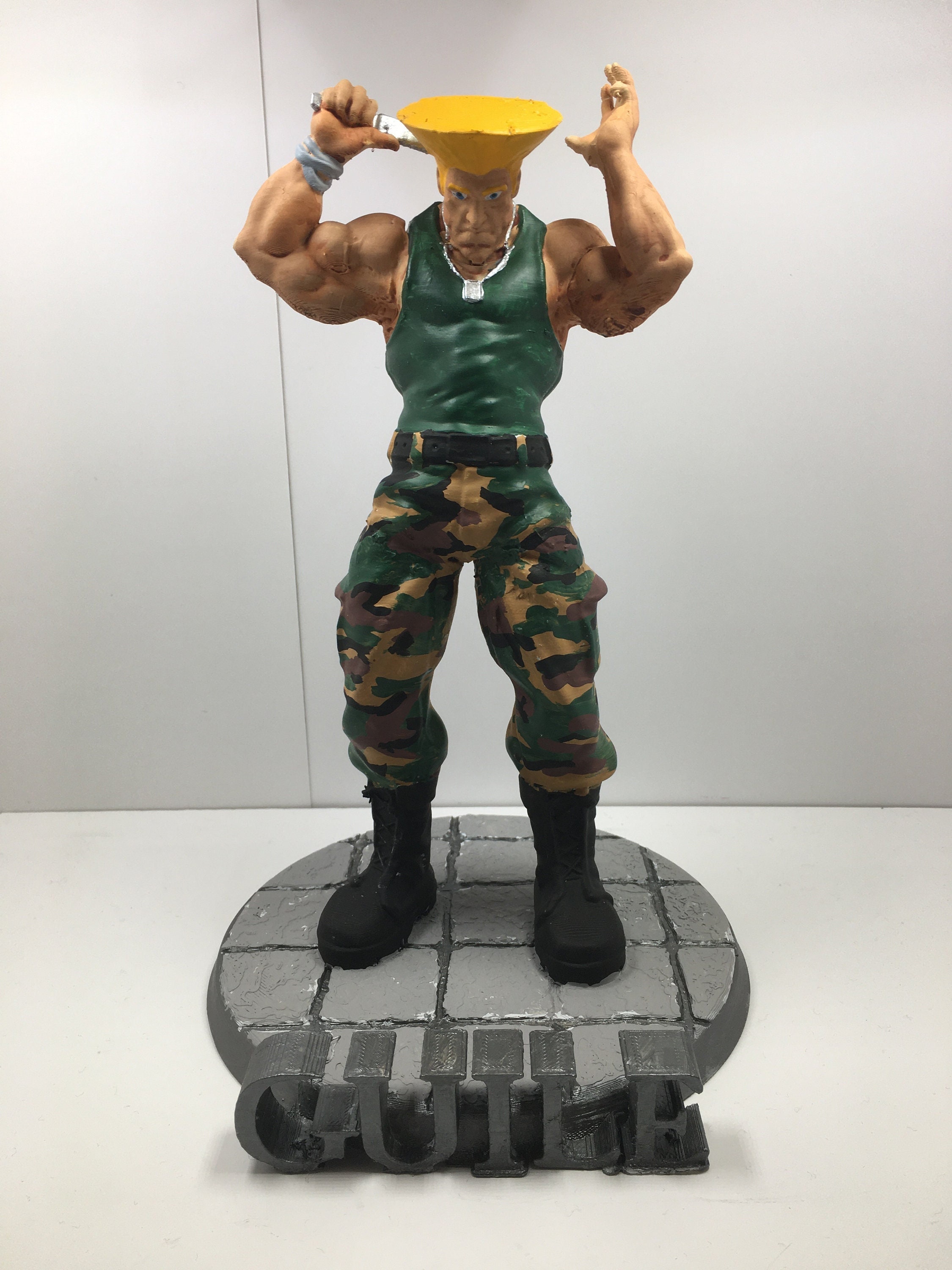 3D Printed Guile from Street Fighter 2 by nikko3d