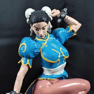 Chun Li Street Fighter - 3D Print/Print