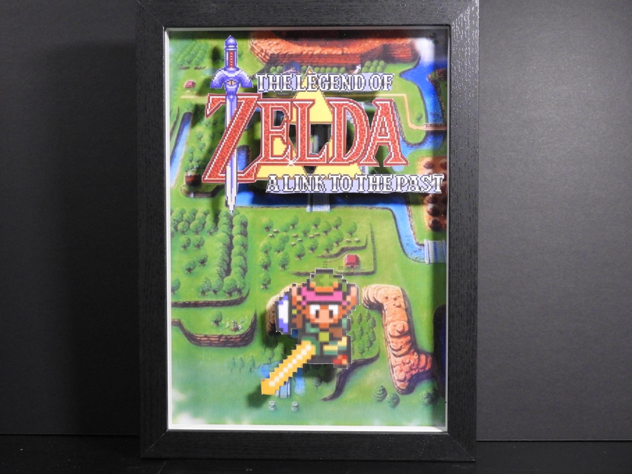Zelda 3D Frame Image A4 - Etsy