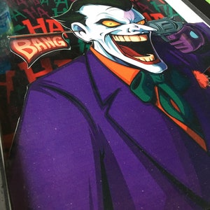 90s Cartoon Joker 3D Frame image 2