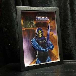 Skeletor 3D Rahmen Bild