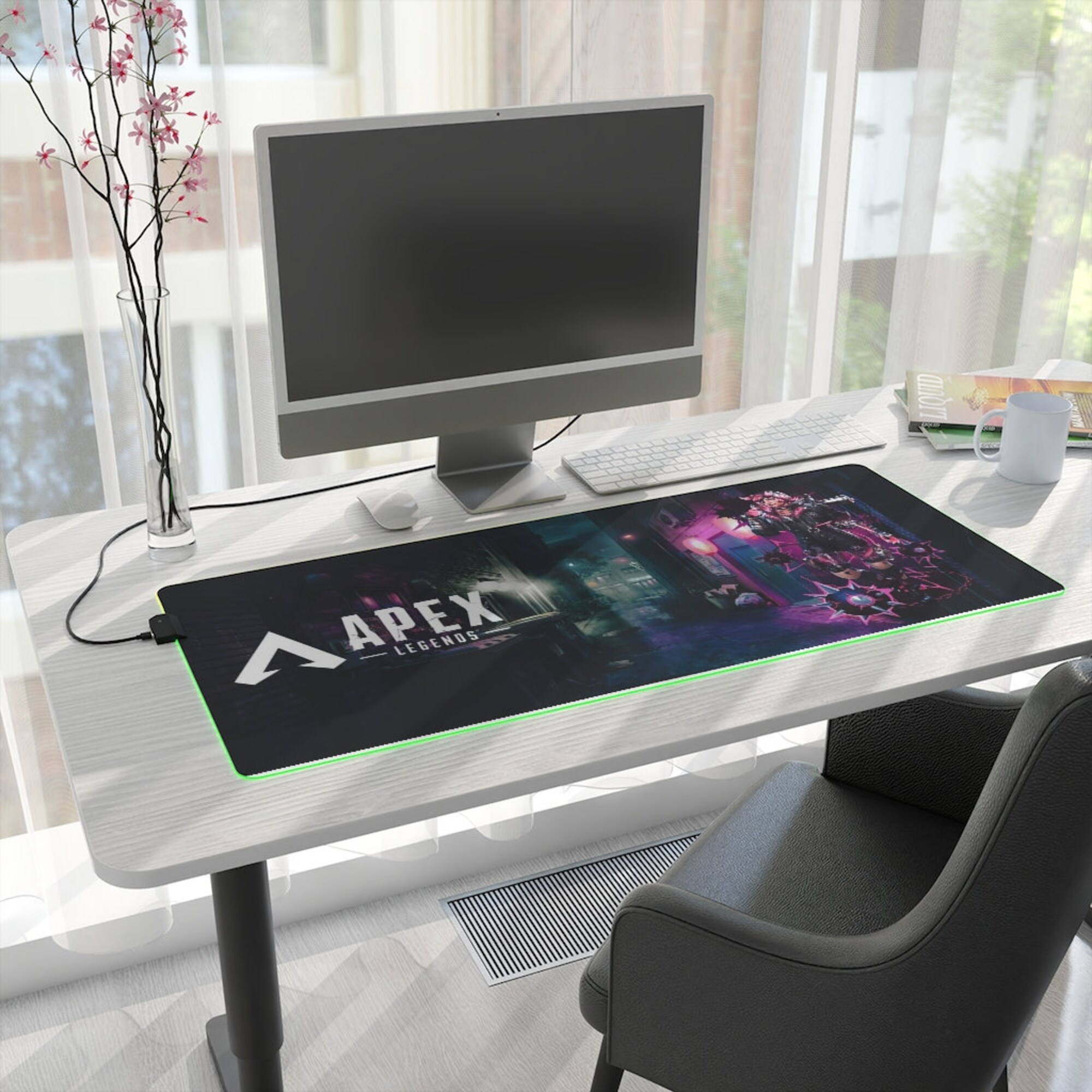 Wattson LED Gaming Mouse Pad Apex Legends