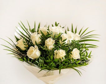 Pure White Roses