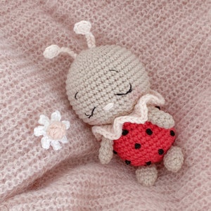 Chouquette, la coccinelle et Melia, l'abeille Patron / Tutoriel au crochet, Francais, English, Deutsch image 3