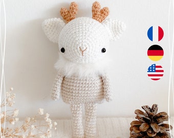 Cannelle, la jolie biche - Patron PDF / Tutoriel au crochet, Francais, English, Deutsch