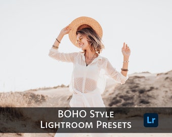 15 BOHO Style Mobile & Desktop Lightroom Presets, Instagram Presets, Influencer Filters for Blogger, Aesthetic Preset, Lightroom Presets