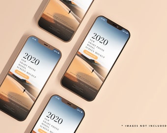 Iphone MockUp, Iphone App Interface MockUp, Interface Mockup, Device Screen MockUp, Multiple screens mockup