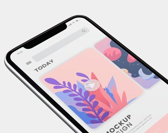 Iphone MockUp, Iphone App Interface MockUp, Interface Mockup, Device Screen MockUp