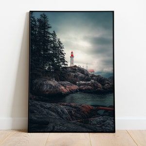 Light House Wall Art, Digital Download, Wall Art, Printable Wall Art, Warm Wall Art, Printable Poster, Design Artwork