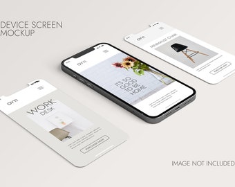 Iphone MockUp, Iphone App Interface MockUp, Interface Mockup, Device Screen MockUp