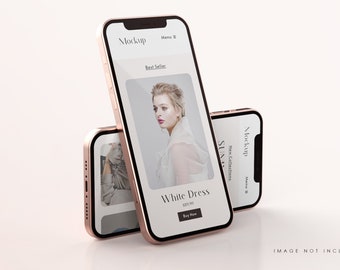Iphone MockUp, Iphone App Interface MockUp, Interface Mockup, Device Screen MockUp, Multiple screens mockup