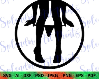 PANTY SVG Digital Downloads for Cutting Machines - Png, Dxf, Psd, Jpeg, Pdf, Eps, Ai Files