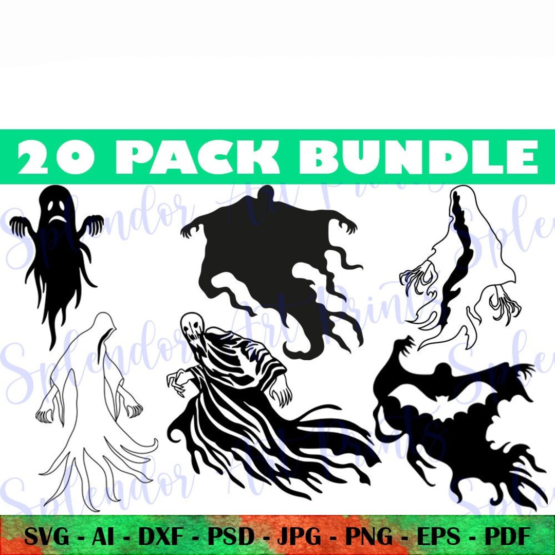 GHOST BUNDLE SVG, Gothic Svg, Halloween Bundle Svg, Svg File Cricut ...