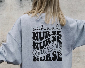 School Nurse SVG PNG Cut Files, school sublimation, School nurse occupation png, School nurse download, Nurse svg, Nurse Shirt Design