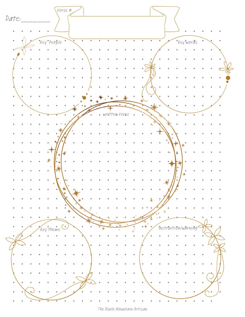Verse Mapping Journal Printable Etsy Verse mapping journal printable etsy