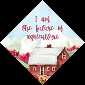 Graduation Cap Topper - Agriculture