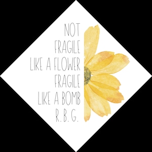 Graduation Cap Topper - Fragile