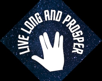 Abschlussfeier Cap Topper - Live Long and Prosper