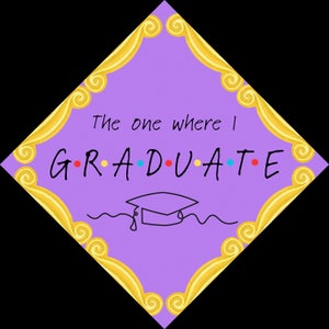 Graduation Cap Topper - der, wo ich graduiere