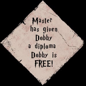 Abschlussfeier Cap Topper - Hogwarts Diploma