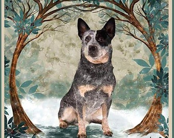 Australian Cattle Once Upon A Time There Was A Girl Who Really Loved Dogs That Was Me Poster, Australian Cattle Dog Poster, Wall Art