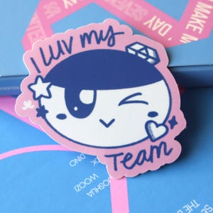 seventeen i luv my team bongbongie sticker | svt kpop vinyl sticker