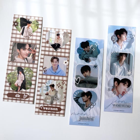 Seventeen Cupsleeve Photostrips | Dk, Dino, Vernon, Wonwoo, and