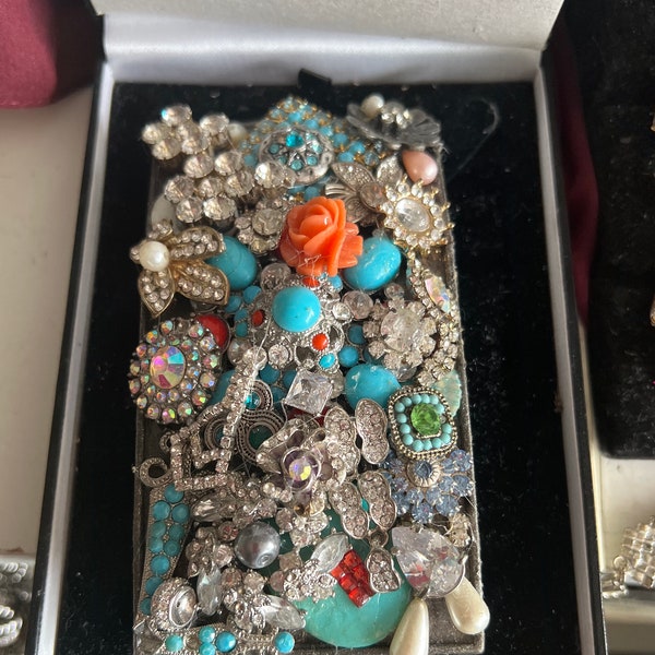 Vintage Jeweled Belt Buckles