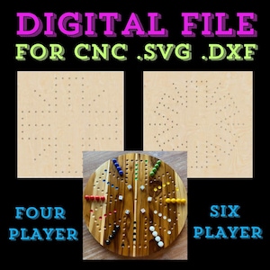 Aggravation Game File Wahoo Game File Marble Game File CNC File SVG DXF