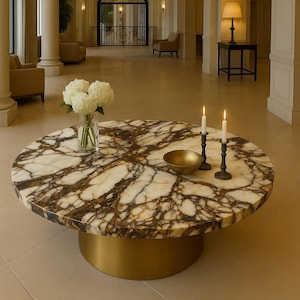 手作りのピンクオニキスコーヒーテーブル、インレイ大理石リビング