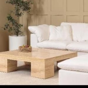 Handcrafted Marble Coffee Table, Elegant Stone Inlay, 30&quot; Round