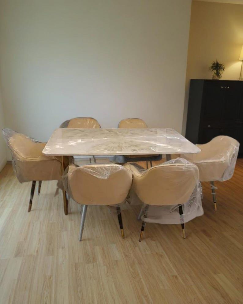 手作りのピンクオニキスコーヒーテーブルインレイ大理石センター