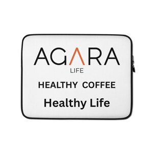 AGARA Healthy Coffee Healthy Life Laptop Sleeve