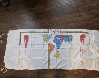 Manto de oración Tallit de Remnant Nations con Tzitzit Marcos 16:15