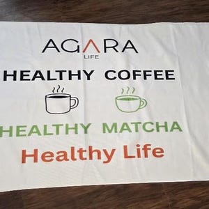 AGARA Bundle 2 Towels Healthy Coffee Healthy Matcha Healthy Life