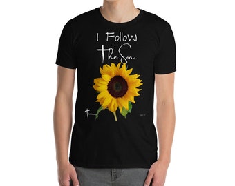 Camiseta negra Sigo al Hijo Juan 3 16 Sigo a Jesús Yeshua