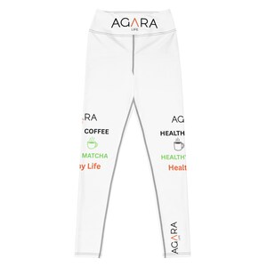 AGARA Matcha Healthy Coffee Healthy Matcha Healthy Life Yoga Leggings
