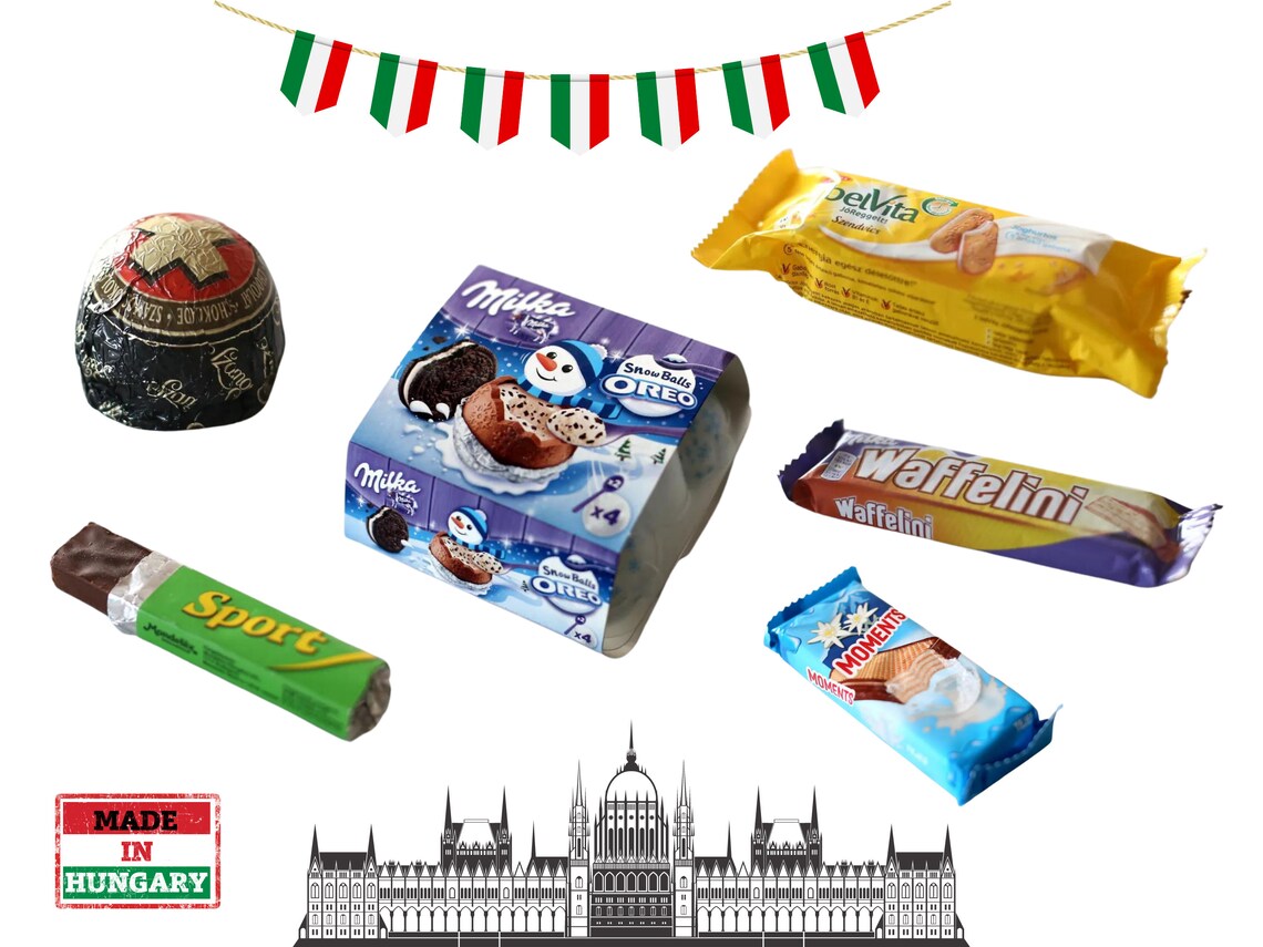 Taste of Hungary Hungarian Snack Box Magyar Lollipop Etsy