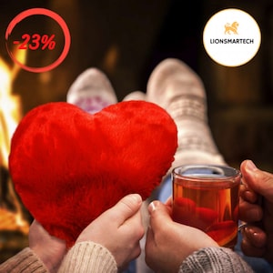 Heart Shaped Heating Pillow Deluxe