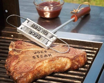 DIY Self Custom Meat Branding Iron voor BBQ Food, Self Custom branding iron, Self Personal Branding Iron for Steak, Branding Iron Stamp.