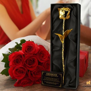 24k Golden Rose - The best 2023 gift - 24 carat gold