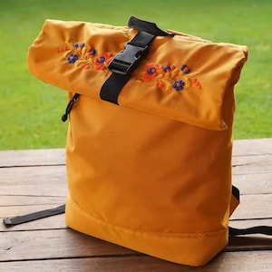 Folk art of the Matyo Handmade Hungarian BackPack - Made in Hungary