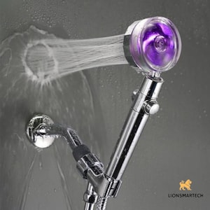 High pressure 360 degree rotating water saving hand shower head
