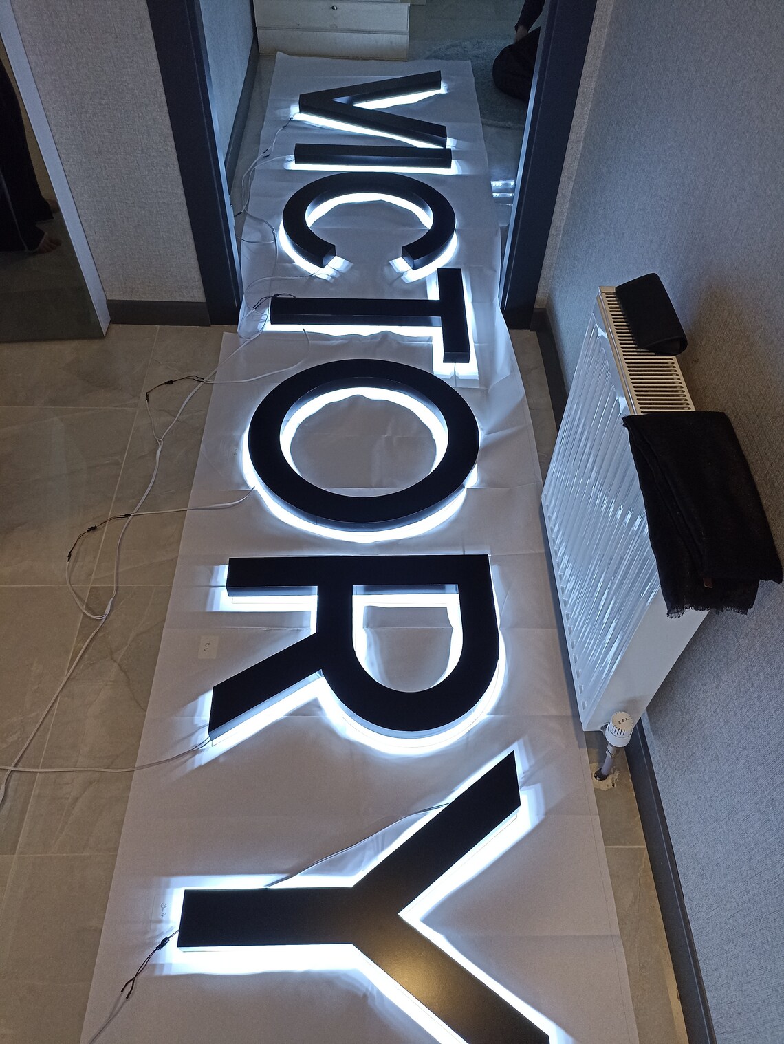 3d Sign Logo Office Decor 3D Gold Sign Business Sign 3D Etsy