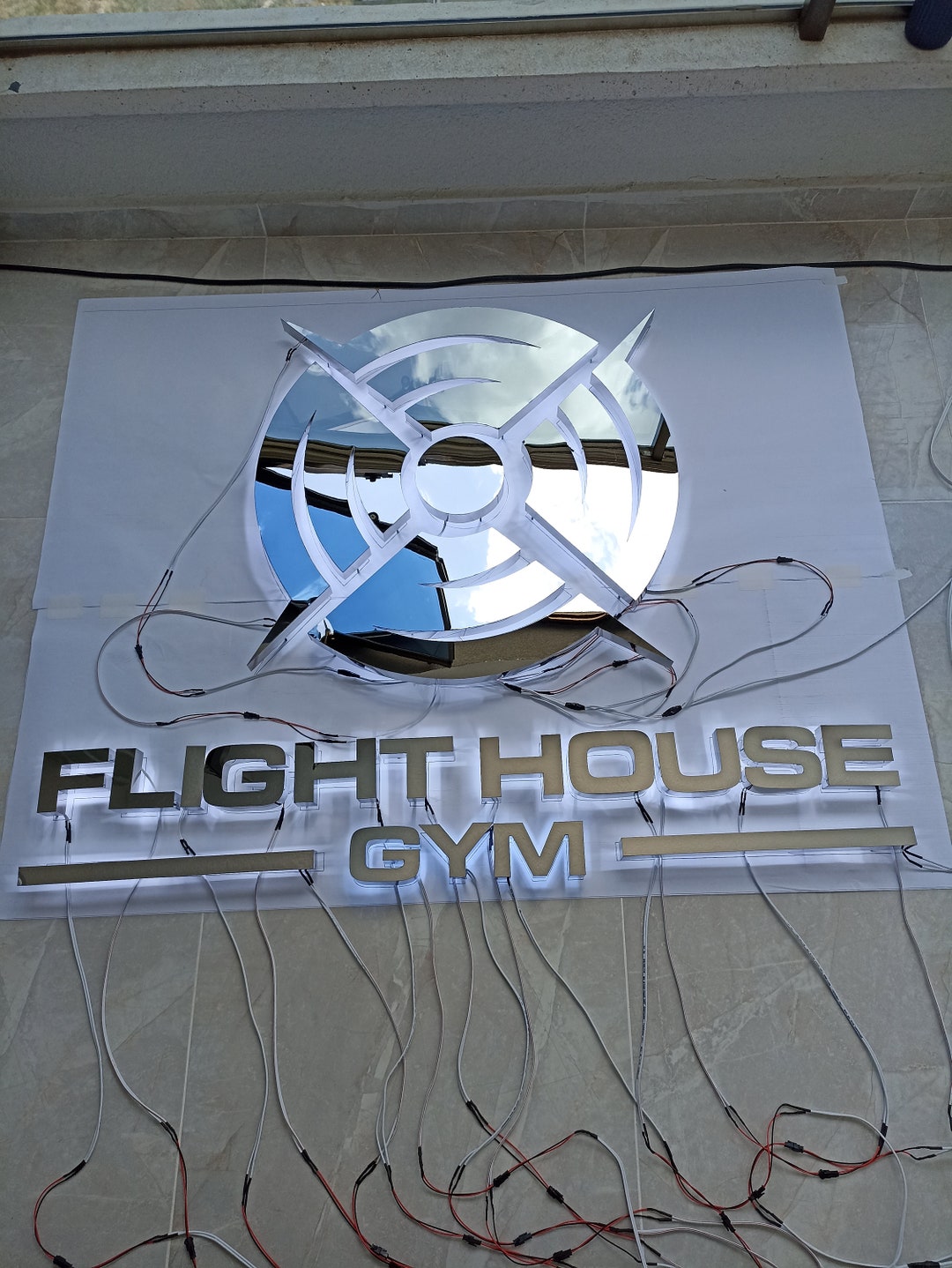 3d Sign, Logo, Office Decor, 3D Gold Sign, Business Sign, 3D Lobby Sign