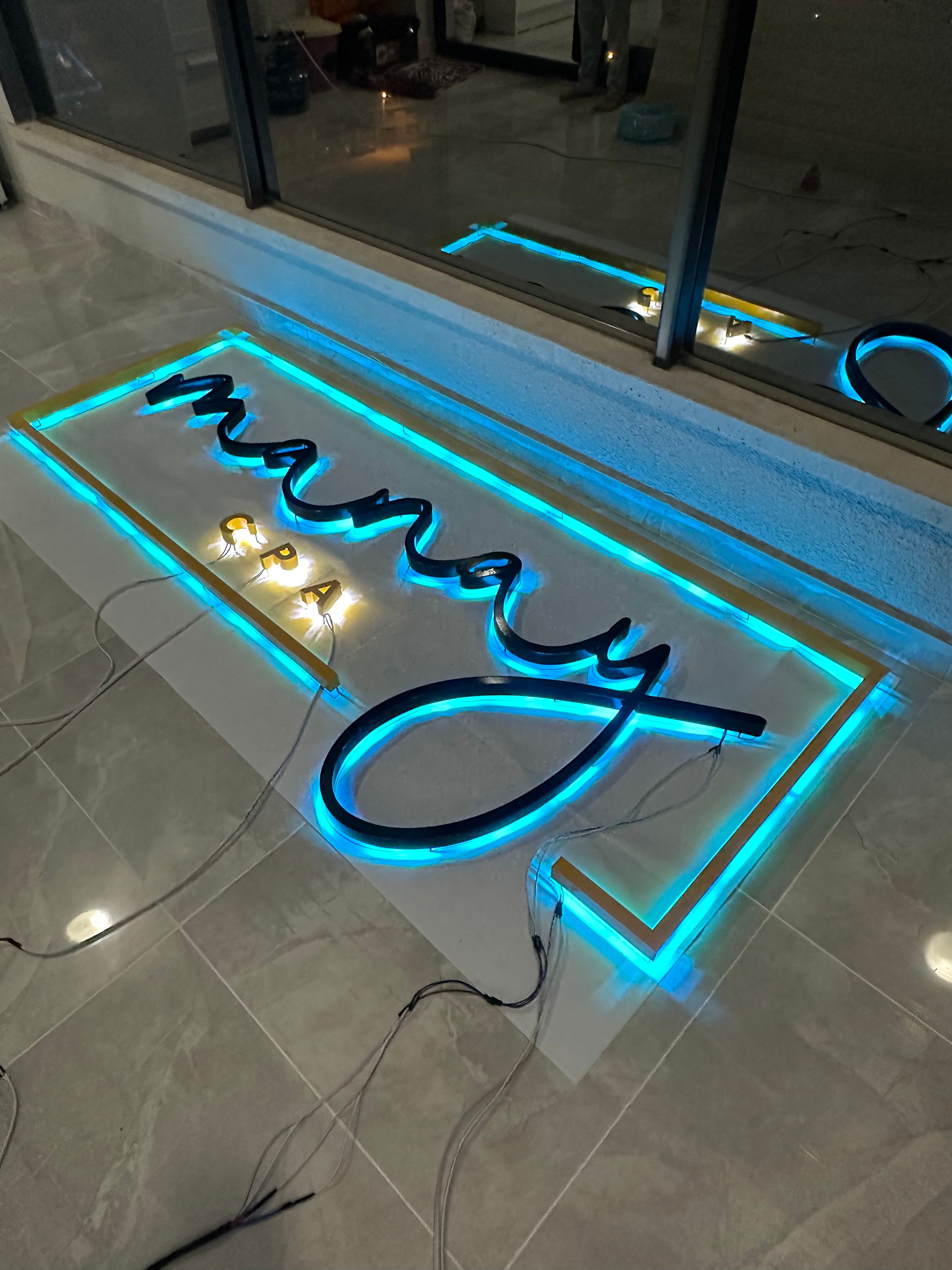 3d Sign Logo Office Decor 3D Gold Sign Business Sign 3D Etsy