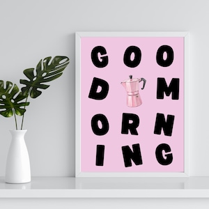 Kitchen Poster Good Morning