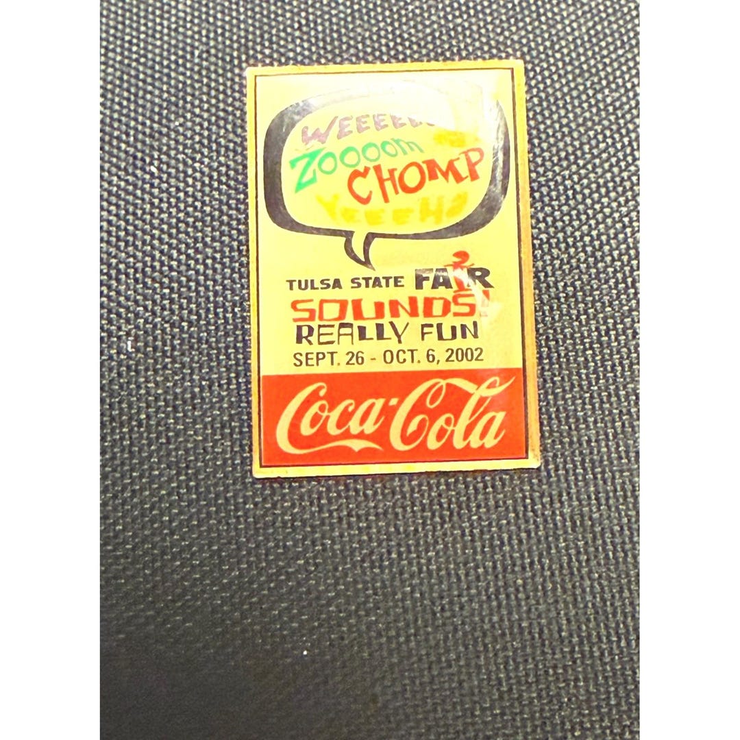 2002 Tulsa State Fair Coca-cola Collector Pin #5 Great Plains